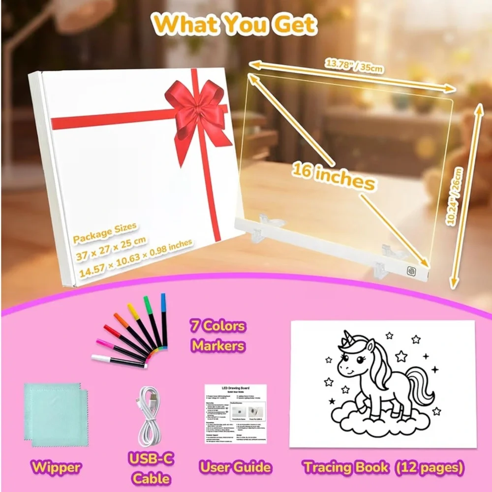 LED Drawing Board for Kids